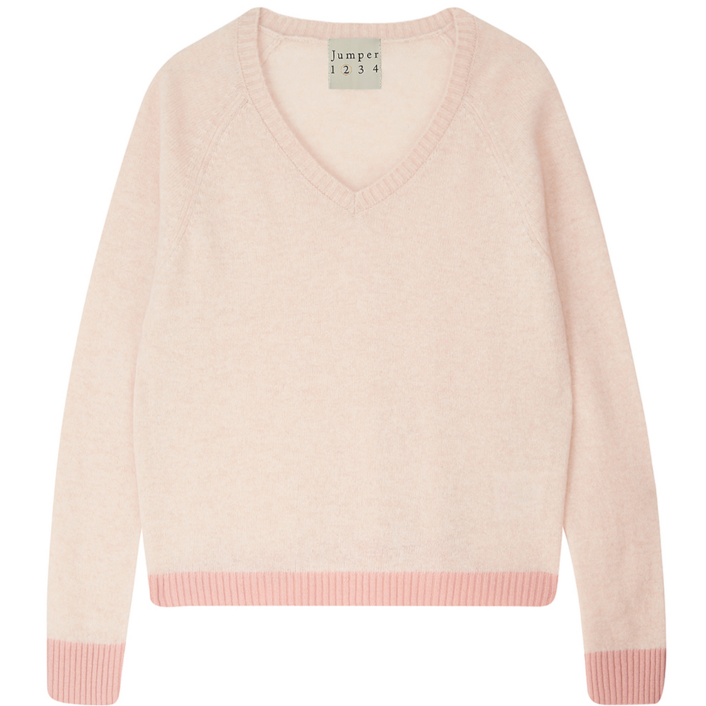 Contrast Sweater | Oatmeal