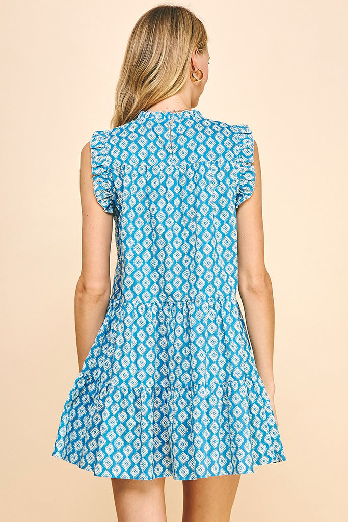 Nicole Dress | Blue Print