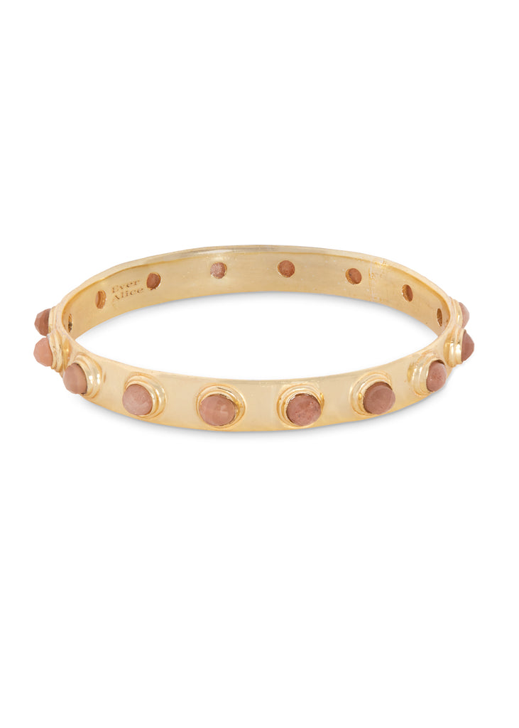 Fundraising For A Cause Peach Silicone Bracelet – "Hope, Faith, Love" With Ribbons, Adult Size 8.25"