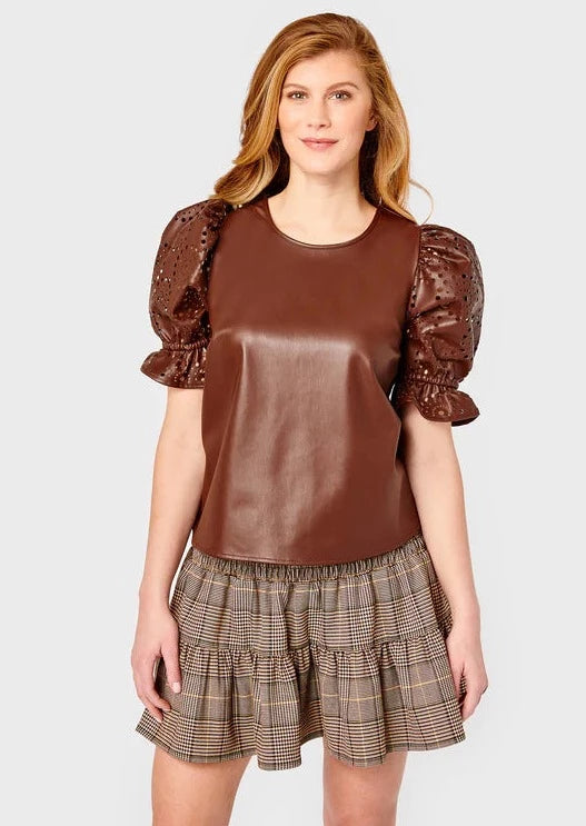 Connie Top Vegan Leather | Chicory