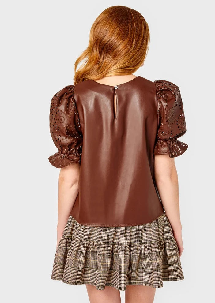 Connie Top Vegan Leather | Chicory
