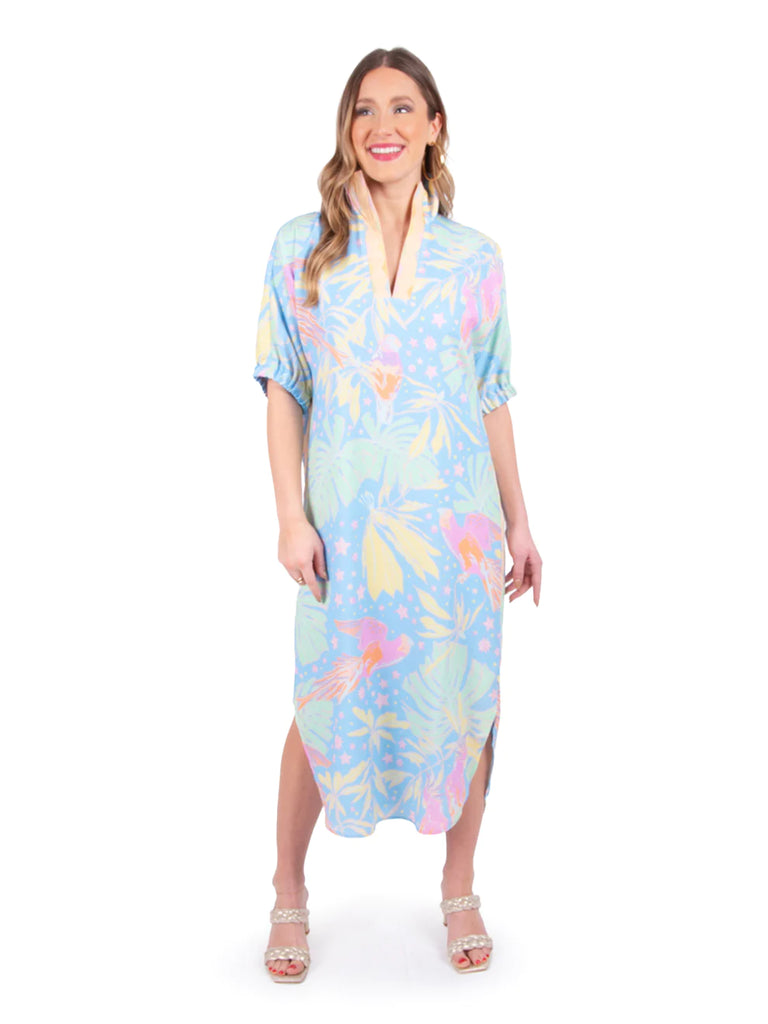 Poppy Caftan | Parrot Party