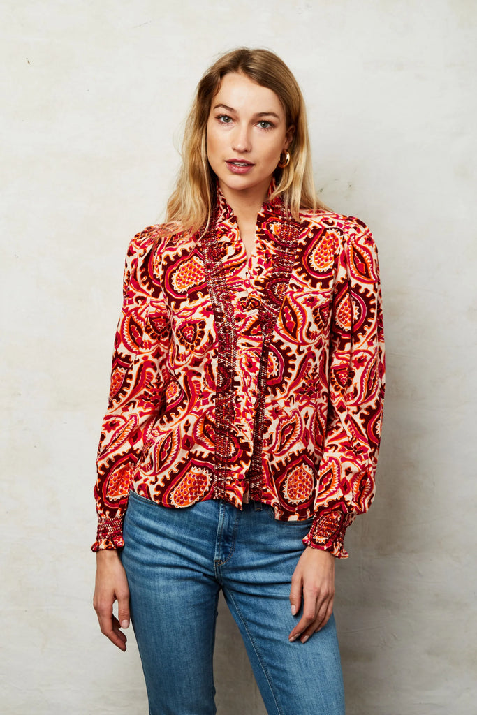 Zuri Top | Cabaret Pink