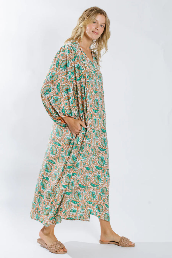 Ujala Long Sleeve Maxi Dress