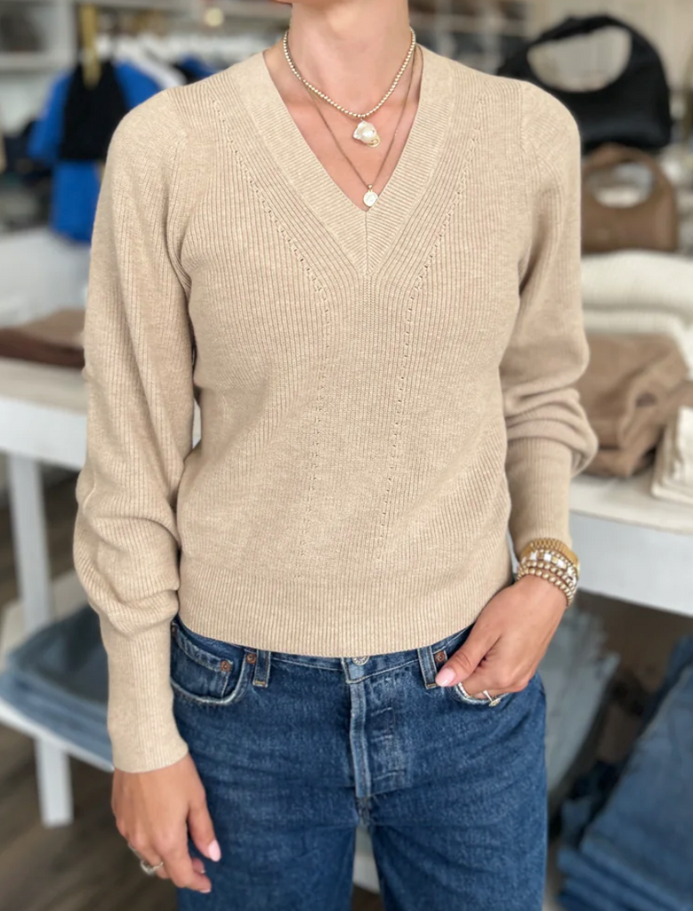 Nora Sweater | Tan