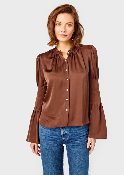 Thea Silk Blouse | Chicory