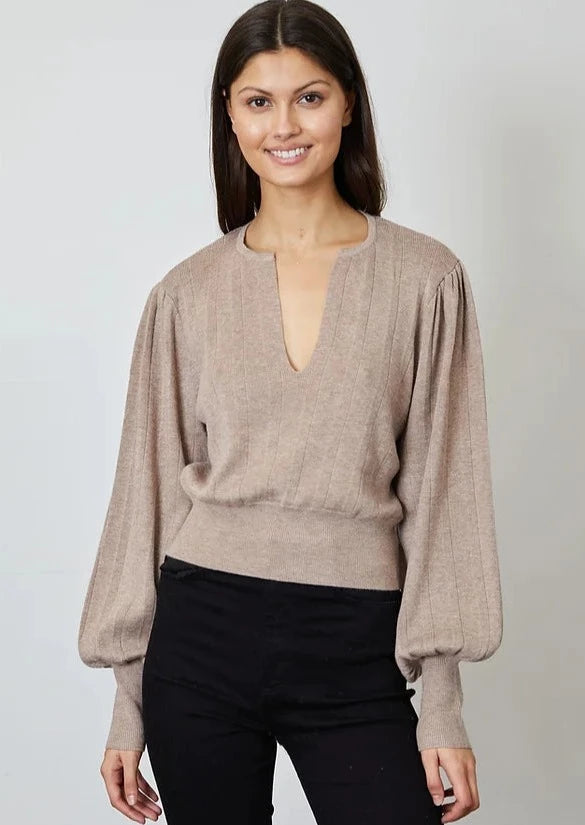 Sloane Top | Taupe