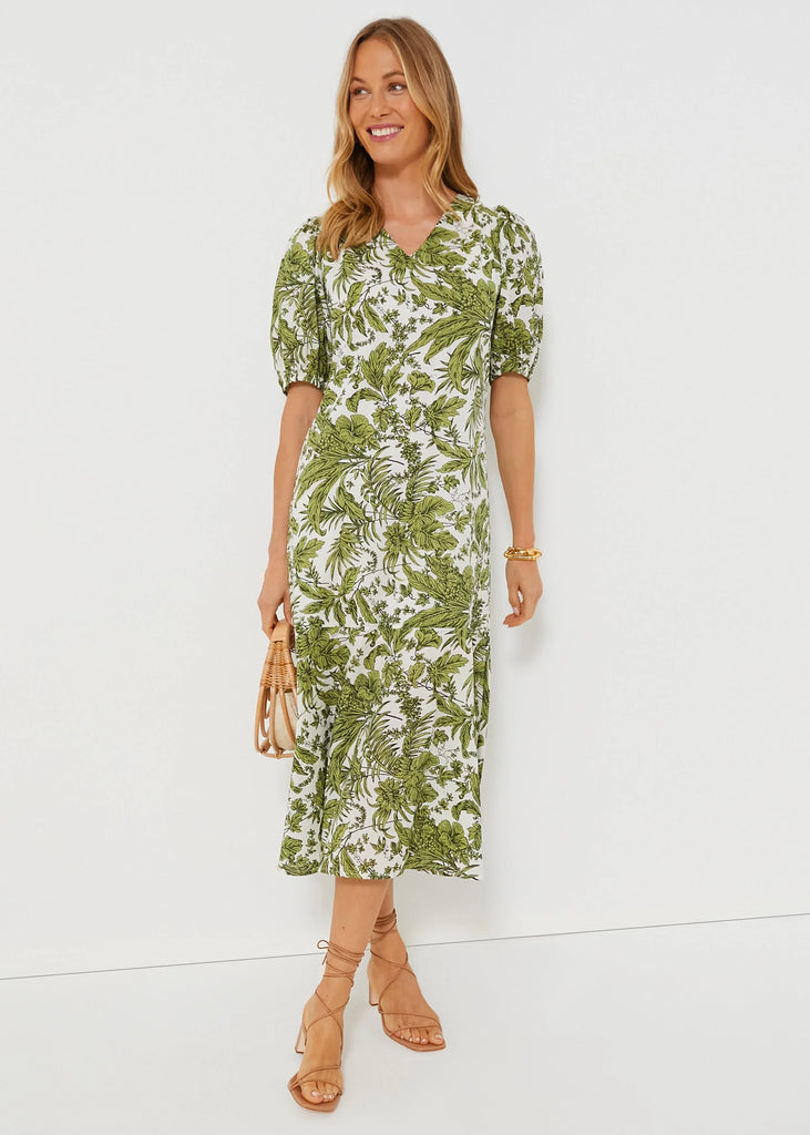 Myers Dress | Green Leaf