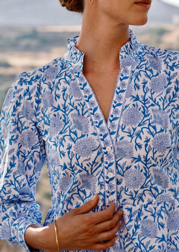Kerela Dress | Cobalt Jaal