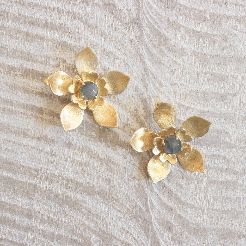 Gigi Earrings | Labradorite