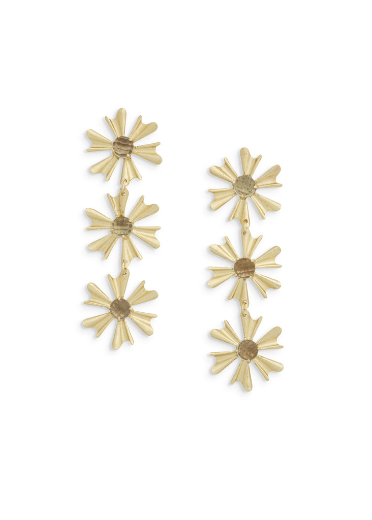 Allie Earrings | Green Amethyst