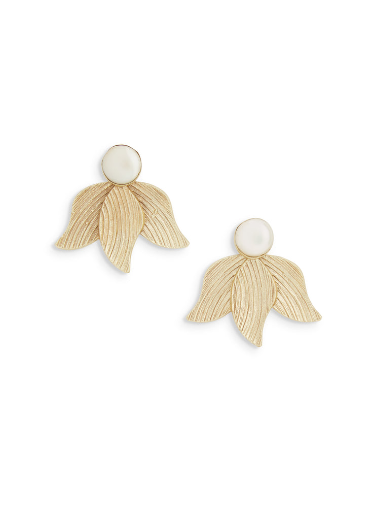 Lily Earrings | Pearl
