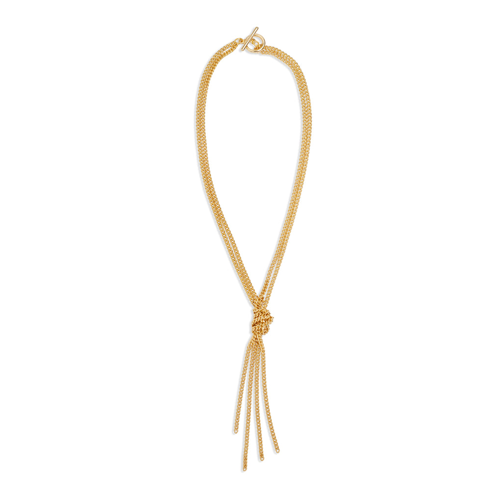 Knotted Necklace | Gold