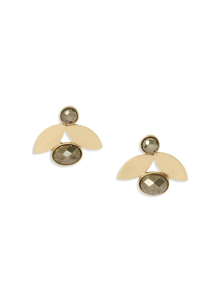 Milly Earring | Pyrite