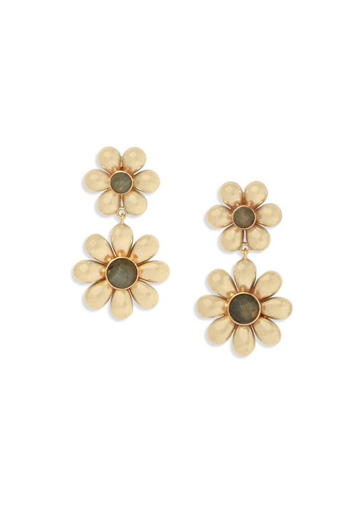 Laura Earrings | Labradorite
