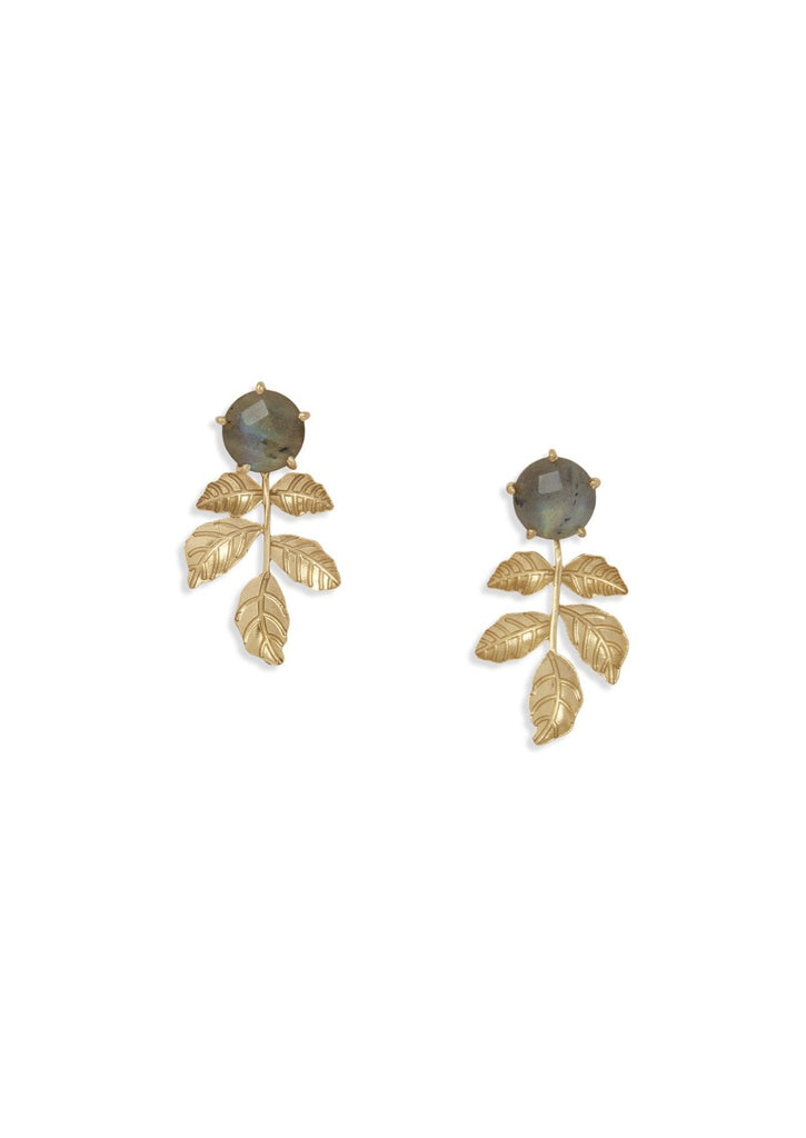 Louise Earrings | Labradorite