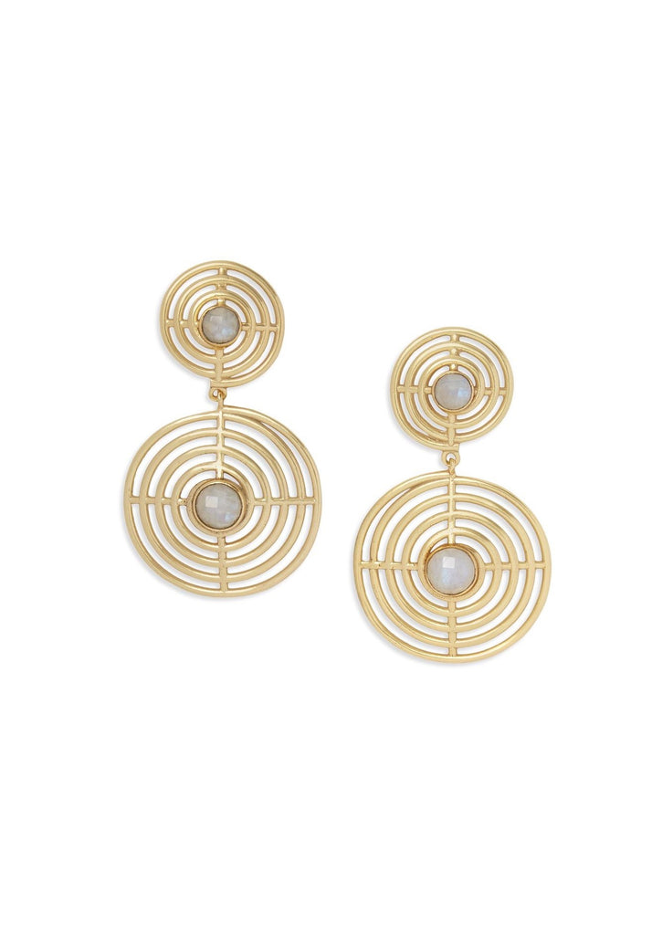 Zoe Earrings | Moonstone