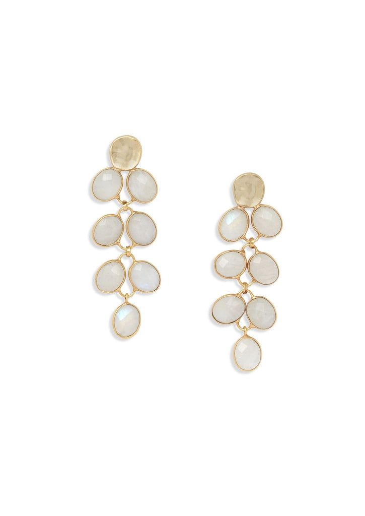 Victoria Earrings| Moonstone